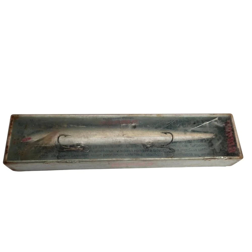 Vintage RAPALA Original Floating F-18 Fishing Lure in Blue